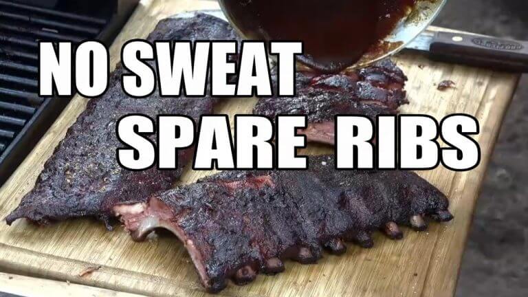 Spare Ribs smoked real easy at the Pit | Recipe | BBQ Pit Boys