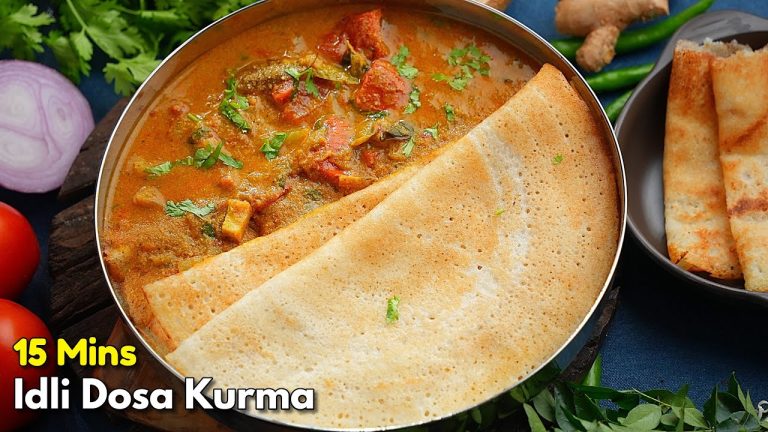 కేవలం 15 నిమిషాల్లో దోసెల్లోకి అద్దిరిపోయే కుర్మా | Super Tasty Veg Kurma Recipe For Idli & Dosa