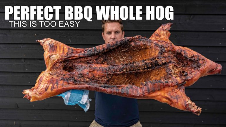 I Smoked a Whole  Pig in my BBQ — Too Easy