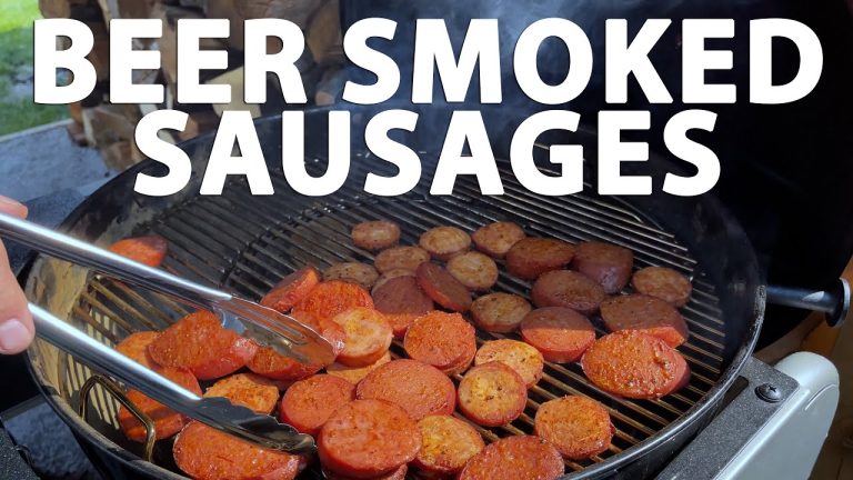 BEER SMOKED SAUSAGE | Recipe | BBQ Pit Boys