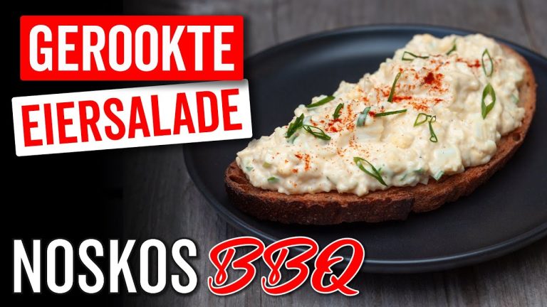 Gerookte eiersalade van de BBQ! De lekkerste eiersalade maak je zelf!