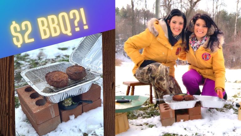 If you have $2, you can make this BBQ! | DIY Aluminum Pan BBQ! #diybbq #diygrill #trashtotreasure