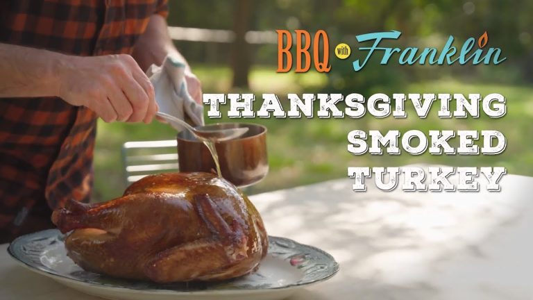 BBQ with Franklin – Smoked Turkey | How to Smoke a Thanksgiving Turkey