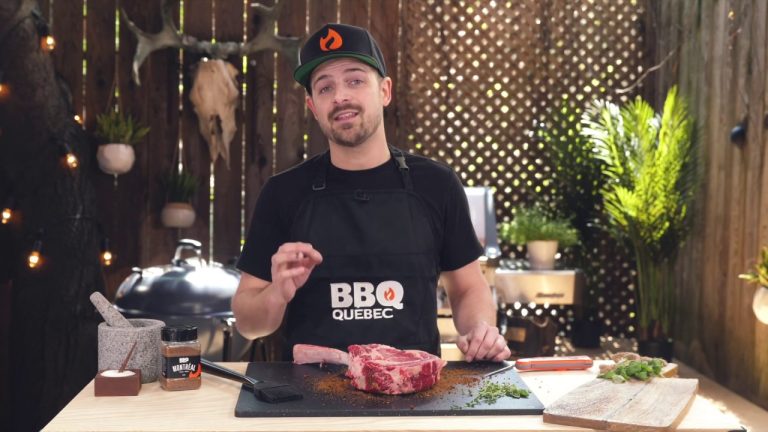 La cuisson au BBQ du Tomahawk Sterling Silver