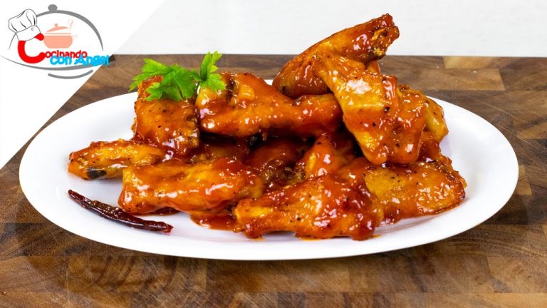 Alitas a la BBQ FÁCIL y Deliciosas