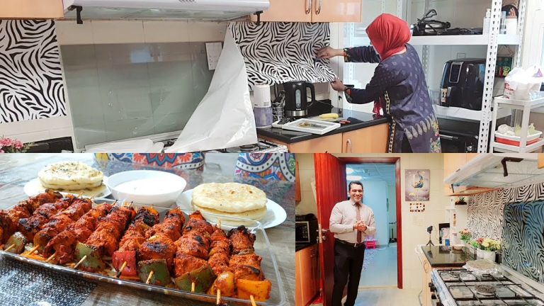 Kitchen ki look change aur husband ka Reaction 😂BBQ party Ghar bethay – ek boti nai bachi 😂