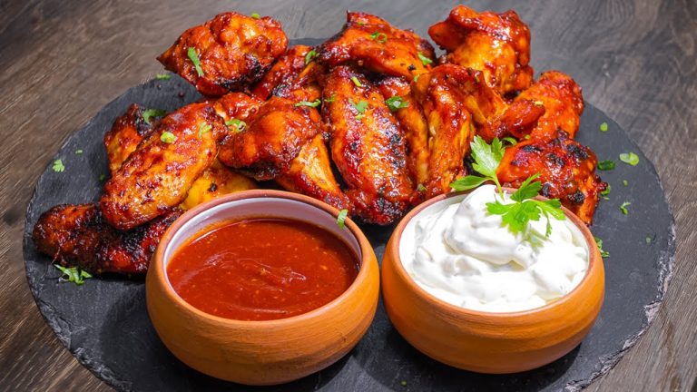 Alitas de POLLO Ahumados en Salsa BBQ | Abelca