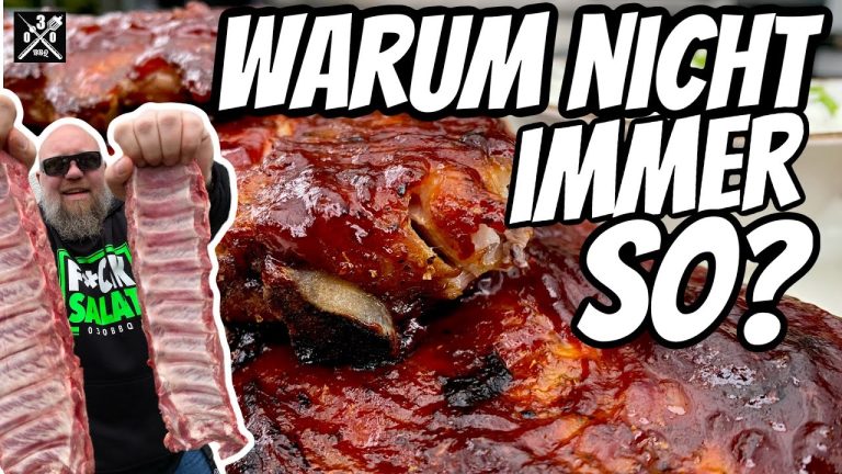 SPARERIBS in 111 Minuten schnelle Rippchen vom Gasgrill – 030 BBQ