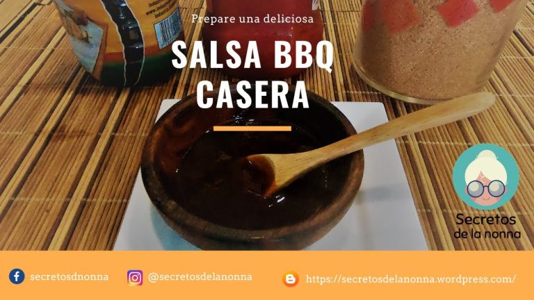 Salsa BBQ Casera con solo 3 ingredientes