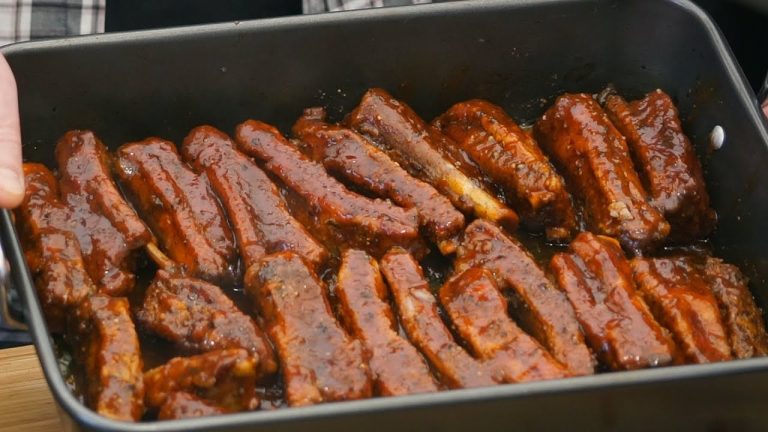 ŻEBERKA ! Z PIEKARNIKA W SOSIE   BBQ  ! OVEN OR GRILL / Oddaszfartucha