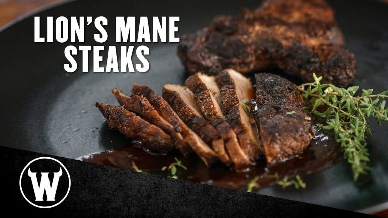 How to Make the BEST Lion’s Mane Mushroom Steaks | BRAIN BOOSTING BBQ (2023) | The Wicked Kitchen