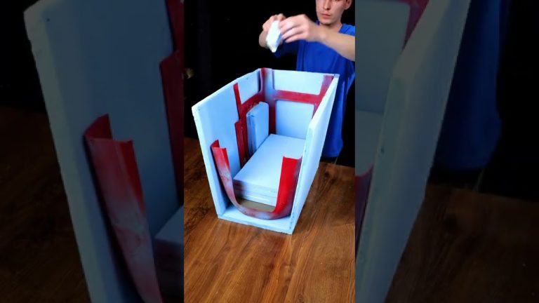 We made a cheap BBQ stove from cement || #Shorts