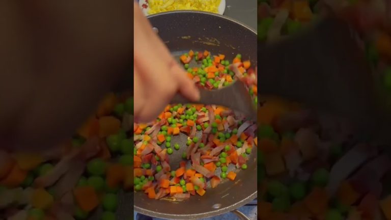 Easy pork fried rice #shorts