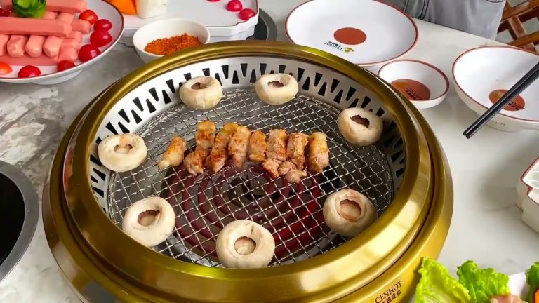 CENHOT Golden Electric Lamp BBQ Grill