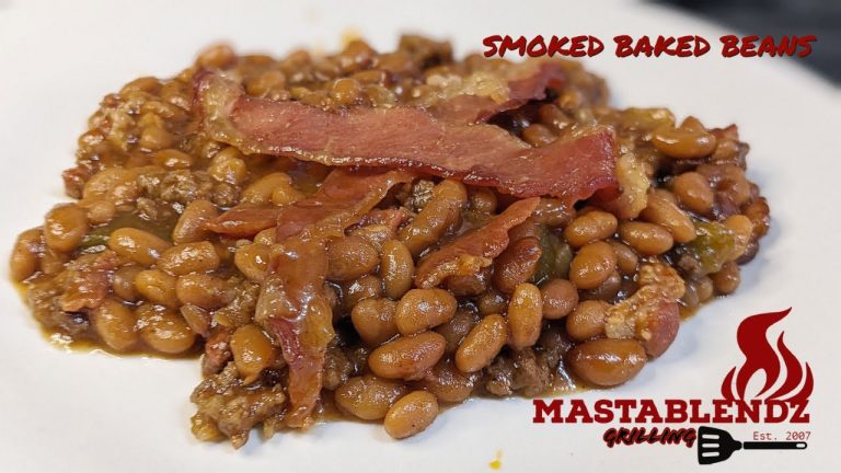 How To Make Easy Smoked BBQ Baked Beans | Bacon | Hambuger | Pellet Smoker | Grill | Homemade | DYI
