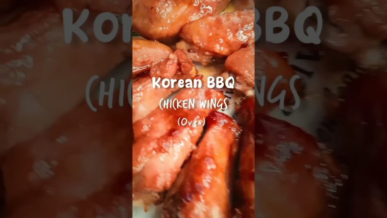 Korean BBQ Chicken Wings 🍗 #koreanbbq #chickenwingsrecipe #koreanrecipe #menubuka #resepayam