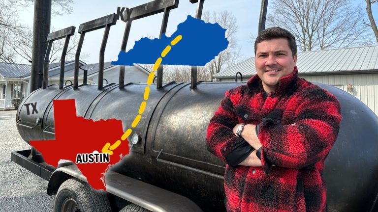 I just bought this 1000-Gallon Smoker and I’m bringing it with me to Texas.