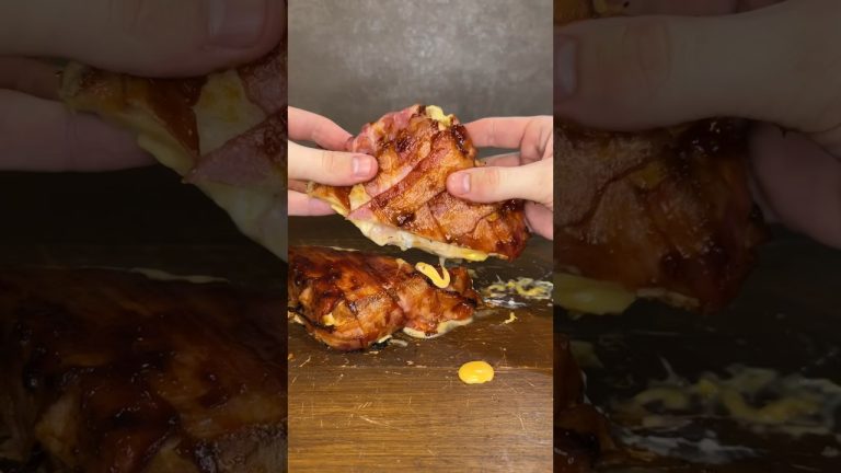 Croque Monsieur BBQ & Bacon !! 🤤🥓 #shorts #recette #recettefacile #cuisine #croque #seizemay