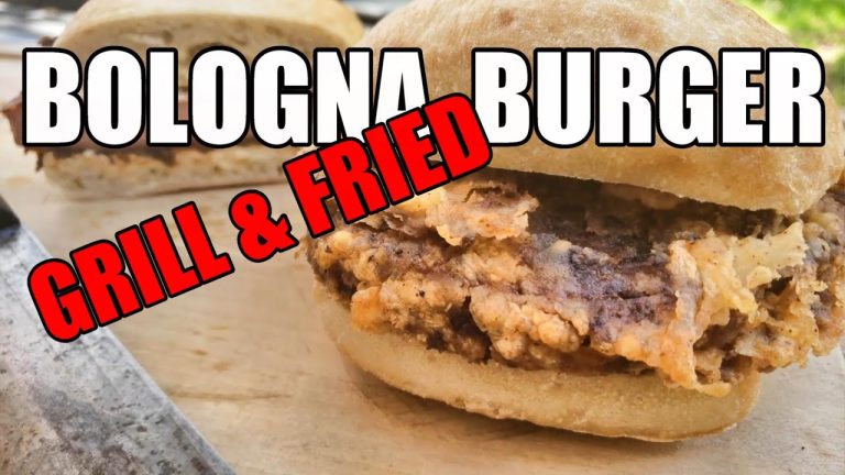 Grill Fried Bologna Burger | Recipe | BBQ Pit Boys