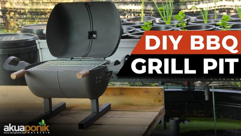DIY Mini BBQ Grill Pit | BBQ Dari Tong Gas Aircond