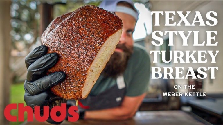 Smoked Texas Style Turkey Breast on a Weber Kettle! | Chuds BBQ