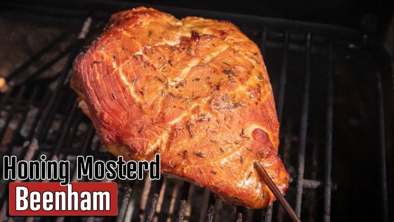 BBQ beenham honing mosterd; een smakelijke combinatie