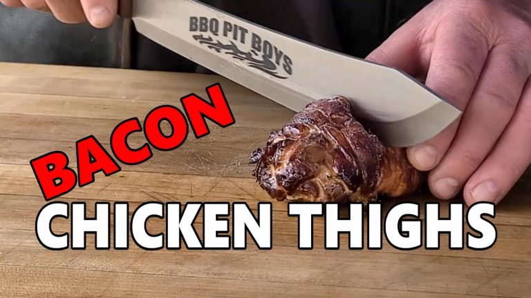 Bacon  Chicken Thighs Stuffed | Recipe | BBQ Pit Boys