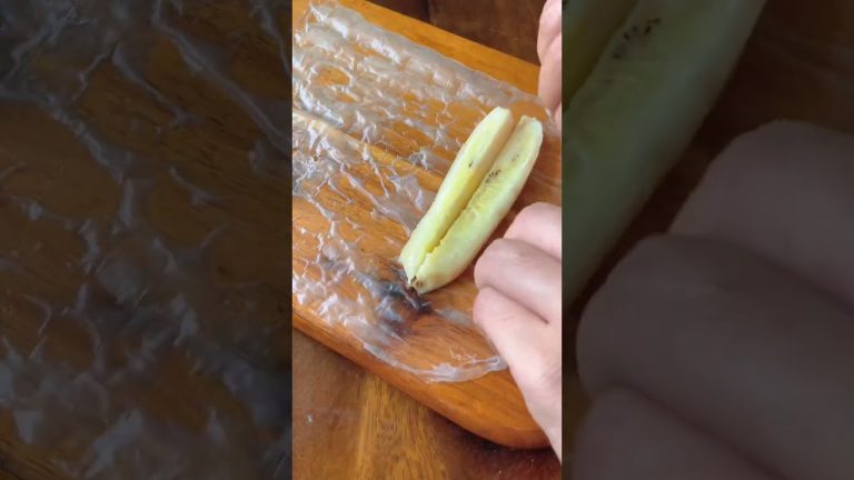 Crispy fried banana rice paper #asmrfood #asmrcooking #cookingrecipes #easyrecipe #health