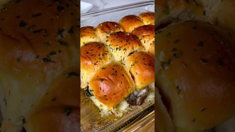 😍 MUST TRY BBQ Philly Steak Sliders 🍔