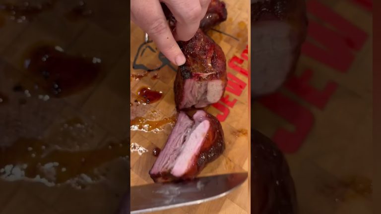 BBQ Pork Short Rib Unwrapping