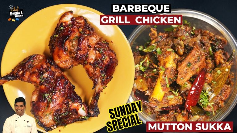 BBQ Chicken & Mutton Sukka | Sunday Special | CDK 1194 | Chef Deena’s Kitchen