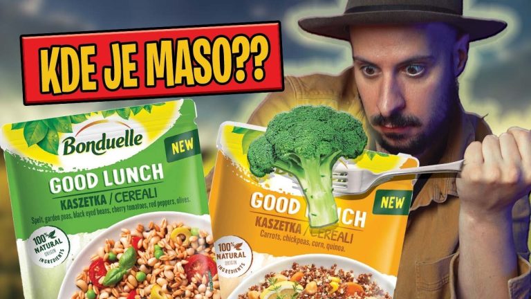 MASOŽROUT ochutnává jídlo BEZ MASA 😆| Bonduelle Good Lunch | MAD BBQ