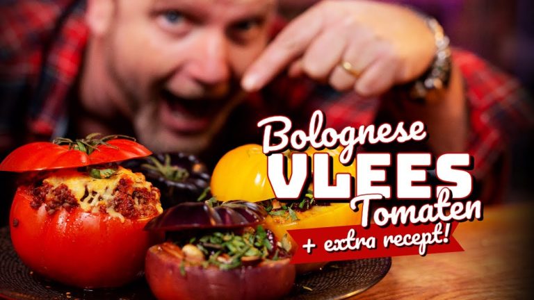 Macaroni BOLOGNESE gevulde vleestomaten op de BBQ (en meer…)!