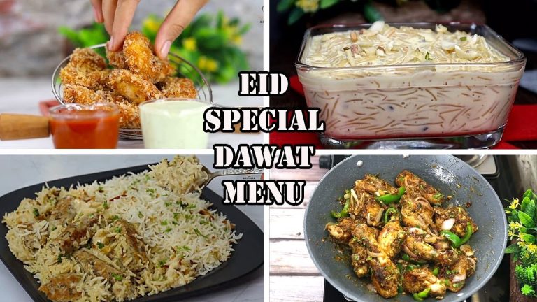 Eid Special Dawat Menu Recipes by Cooking with benazir