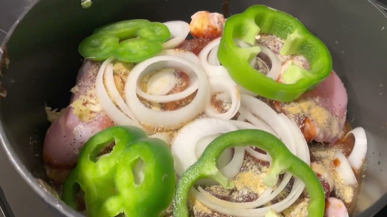 Pollo en salsa de bbq