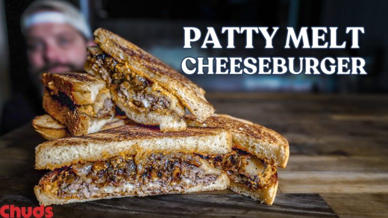 Juicy,, Cheesy,, Patty Melt Cheeseburger! | Chuds BBQ