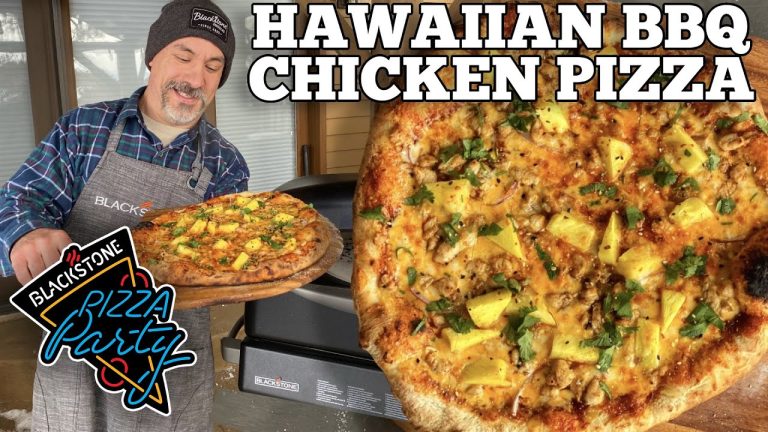 Todd’s Hawaiian BBQ Chicken Pizza | Blackstone Pizza Oven