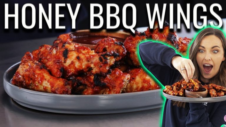 MEGA CRISPY Grilled Honey BBQ Chicken Wings | How-To