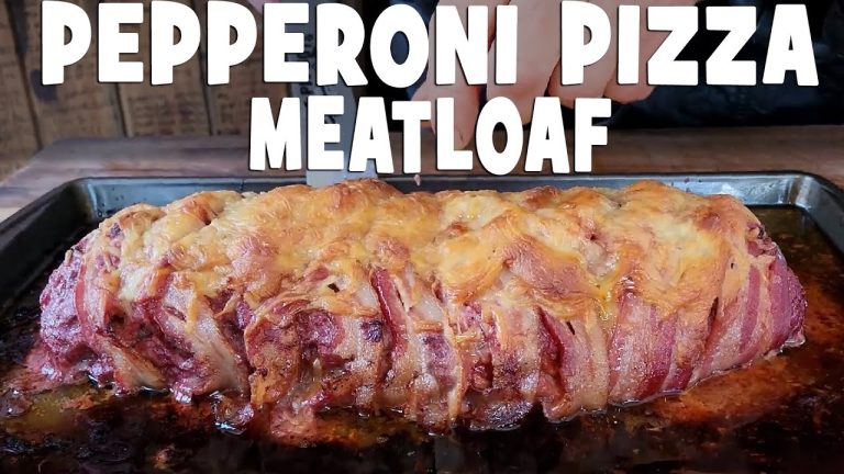 Pepperoni Pizza Meatloaf Roll | Recipe | BBQ Pit Boys