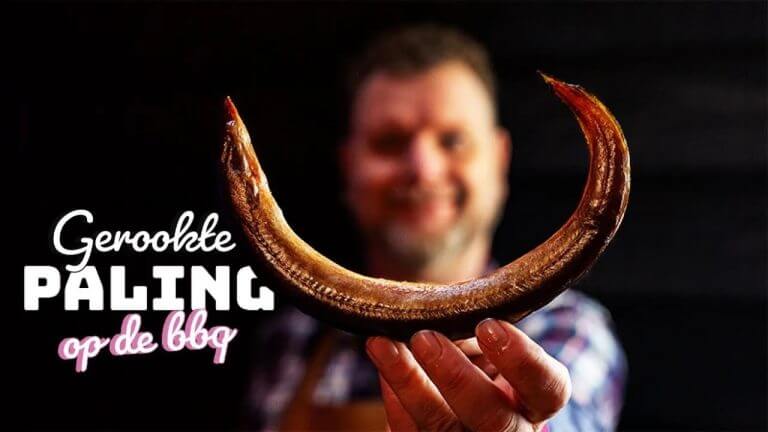 Paling roken op de Big Green Egg BBQ