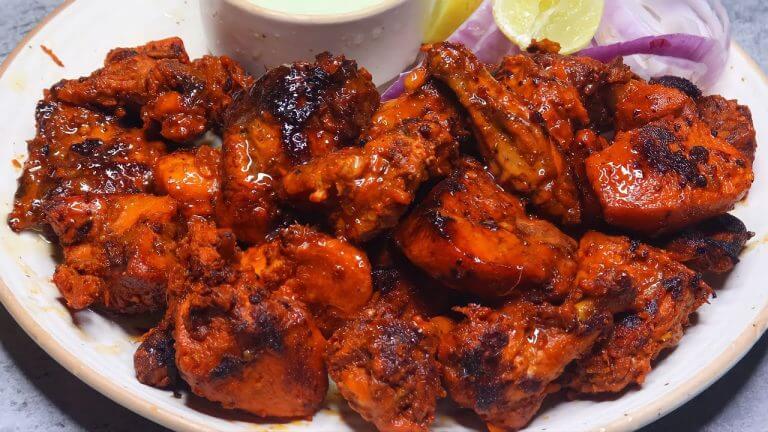 Party/Dawat Menu – BBQ Platter Chicken Tikka Recipe | Sizzling Chicken Tikka | Chicken Tikka Sizzler