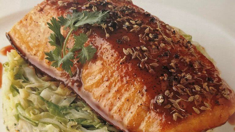 Elevate Salmon + Couscous With Moroccan BBQ Sauce