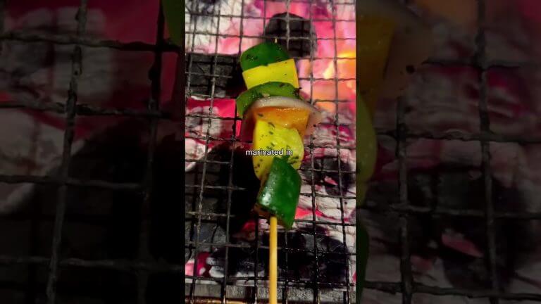 Roasting Vegetables #bbq #skewers