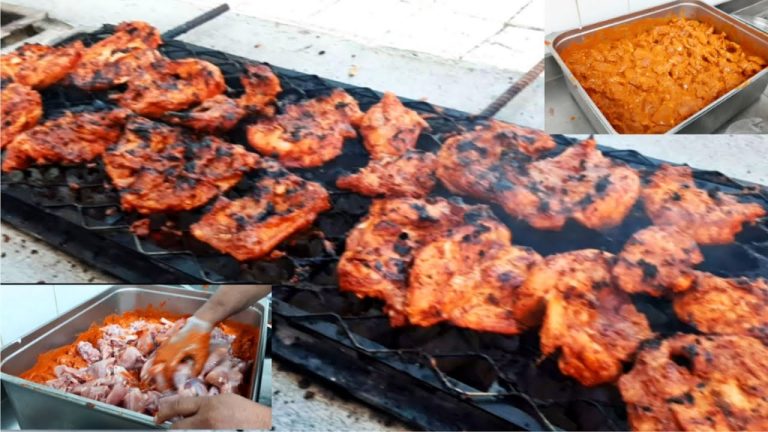 Tandoori Chicken Marinated For Barbecue | How To Marinade Chicken BBQ