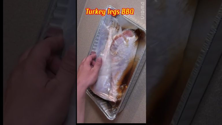 Turkey legs BBQ recipe shorts #youtubeshorts