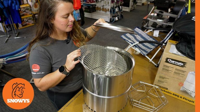 Charmate Packable Firepit & BBQ 360mm Diameter – How to setup & pack away