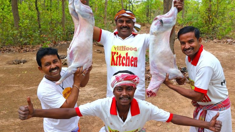 Famous Mutton Gravy cooking for village people | Mutton Curry | villfood Kitchen recipes