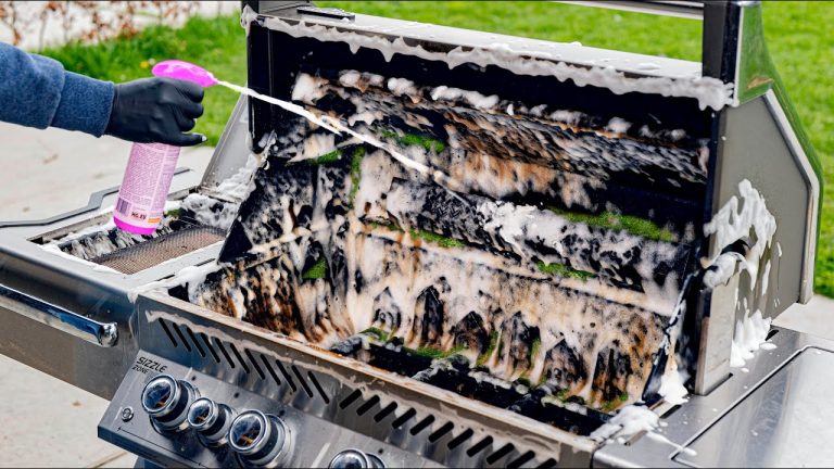 Cleaning the NASTIEST Grill i’ve ever seen