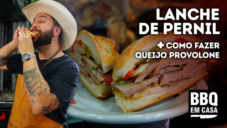 COMO FAZER O MELHOR LANCHE DE PERNIL + PROVOLONE EXPRESS | BBQ EM CASA