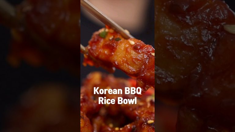 Gochujang Korean BBQ Rice Bowl in 15 Minutes!